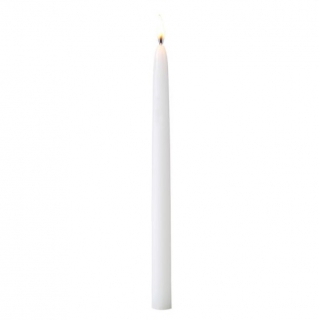 Kónická svíčka Chandel, 2,2x26 cm - bílá