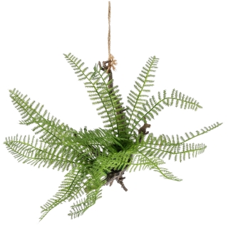 Závěsná rostlina Bisma, 56 cm - zelená/hnědá
