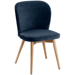 Židle Lian - tm. modrá