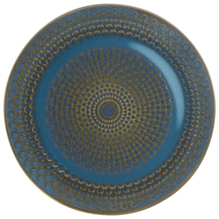 Talíř plochý Aranda, 20,5 cm - modrá