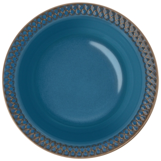 Talíř hluboký Aranda, 23,5 cm / 300 ml - modrá