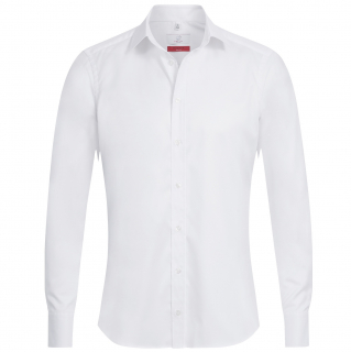 Pánská košile MODERN, dlouhý rukáv - bílá