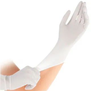 Jednorázové nitrilové rukavice Light - bílá
