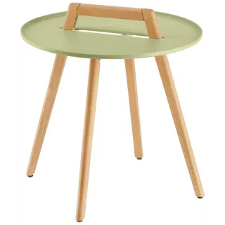 Odkládací stolek Gimani, 50x53 cm - olivová