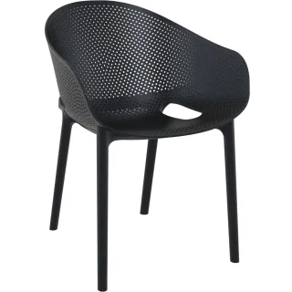 Venkovní židle Sky - černá