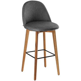 Barová židle Alwin, antracitová