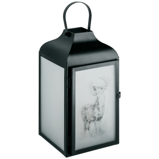 LED lucerna Deery, 15x15x30 cm - černá