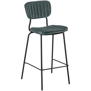 Barová židle Tolo - modrošedá