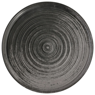 Talíř plochý s okrajem Etana, 27 cm - šedá