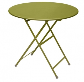 Stůl Sunny, kulatý 80 cm - zelená