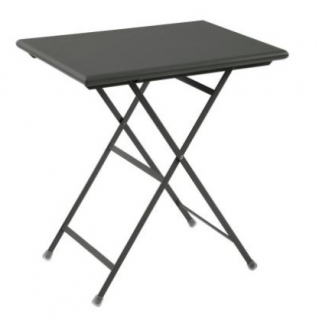 Stůl Sunny, obdélníkový 70x50 cm - antracitová
