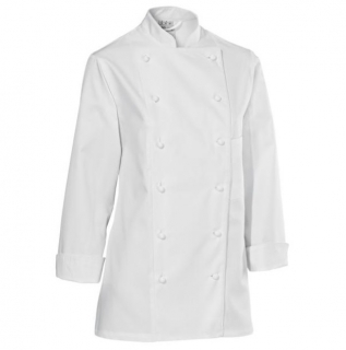 Dámský rondon Premium Chef, dlouhý rukáv - bílá