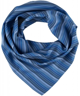 Šátek, proužek - modrá