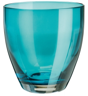 Univerzální sklenice Calabria, 360 ml - tyrkysová