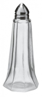 Solnička/pepřenka Concorde, 11,5 cm - stříbrná/průhledná