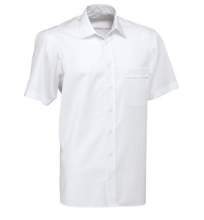 Pánská košile Marc, krátký rukáv - bílá
