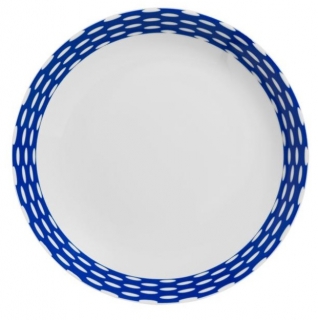 Talíř hluboký Mixor dekor, 20 cm / 600 ml - bílá/modrá