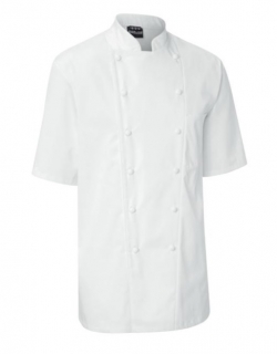Pánský rondon Premium Chef, krátký rukáv - bílá