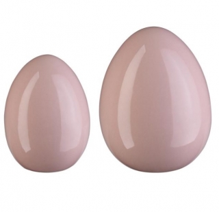 Keramická vajíčka Binita*, 8x10 cm / 10x13 cm - růžová