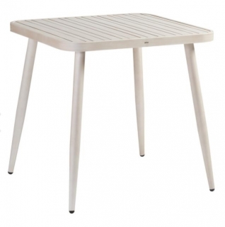 Stůl čtvercový Atelio, 75x75 cm - vintage bílá