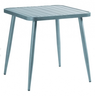 Stůl čtvercový Atelio, 75x75 cm - vintage modrá