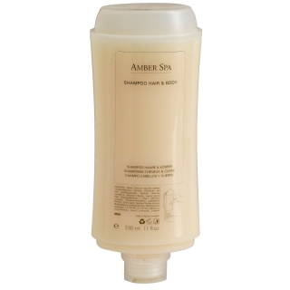 Pečující série Amber Spa - dávkovací systém - šampon (recykl. plast) - 330 ml