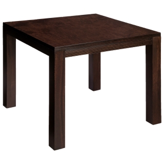 Lounge stůl Luca, 55x55x45 cm - jasan, mořený ořech