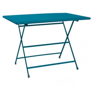 Stůl Sunny, obdélníkový 110x70 cm - modrá