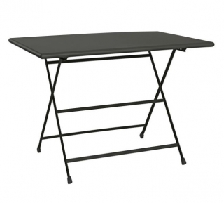 Stůl Sunny, obdélníkový 110x70 cm - antracitová