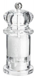 Mlýnek na sůl Walker, 13,5 cm - průhledná