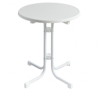 Stůl Klapbaro, 70x73 cm - bílá