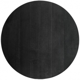 Stolová deska Sumba, 80 cm - jasan, mořená černá