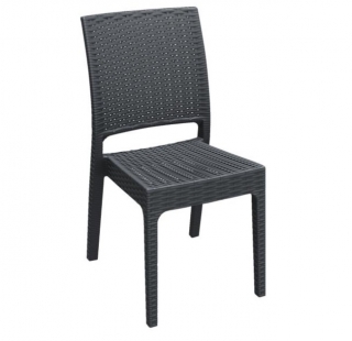 Židle bez područek Melrose - antracitová