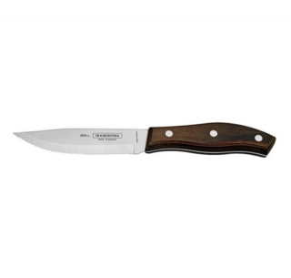 Steakový nůž jumbo s průchozí čepelí (Mono. 13/0) Picanha, 24 cm - hnědá