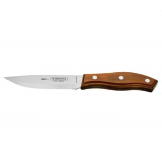 Steakový nůž jumbo s průchozí čepelí (Mono. 13/0) Picanha, 24 cm - sv. hnědá