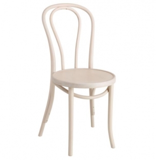 Židle Charles, vintage bílá