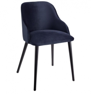 Židle Almonda, tm. modrá