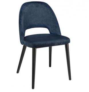 Židle Tonda - tm. modrá