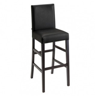 Barová židle Havanna - wenge/černá