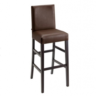 Barová židle Havanna - wenge/hnědá