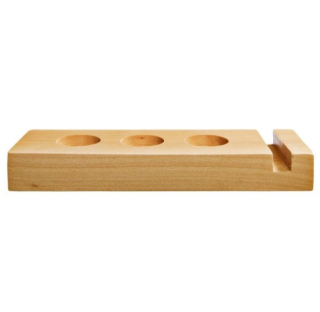 Dřevěná podložka V-Touch*, 15,5x5 cm - hnědá