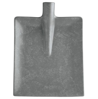 Porcelánový talíř Kelda, lopata hranatá, 25,5x21,8 cm - antracitová