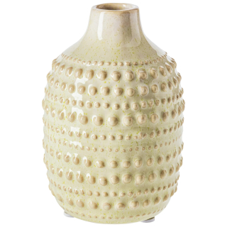 Porcelánová váza Bogdana, 8,7x13 cm - béžová
