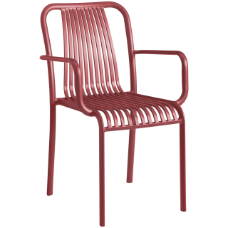Venkovní židle Bevera - červená